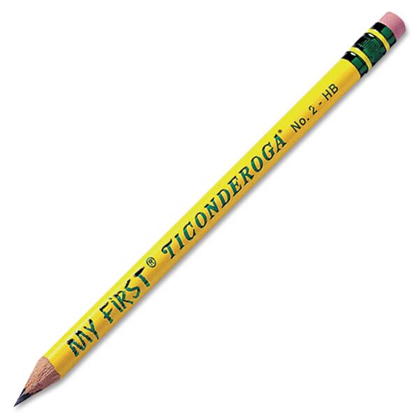Dixon Ticonderoga Company  Ticonderoga No. 2 Pencil, HB Lead, Pre-Sharpened, 2/CD, YW Thumbnail