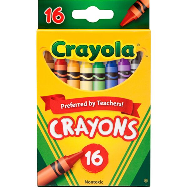 Crayola  Crayons, w/Tuck Box, Nontoxic, 3-5/8"x5/16", 32/PK, AST Thumbnail