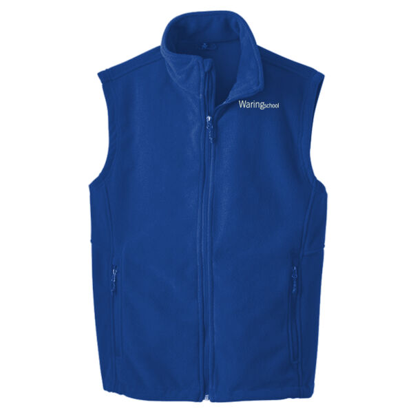 ADULT, Fleece Vest, White Logo Thumbnail