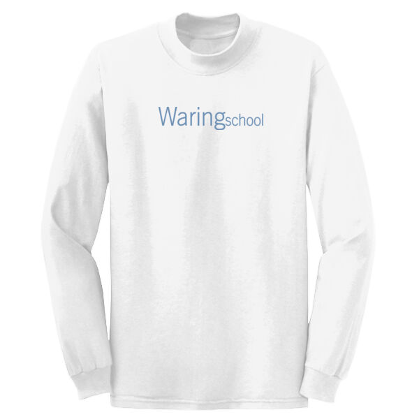 ADULT, T Shirt, Long Sleeve Blue Logo Thumbnail